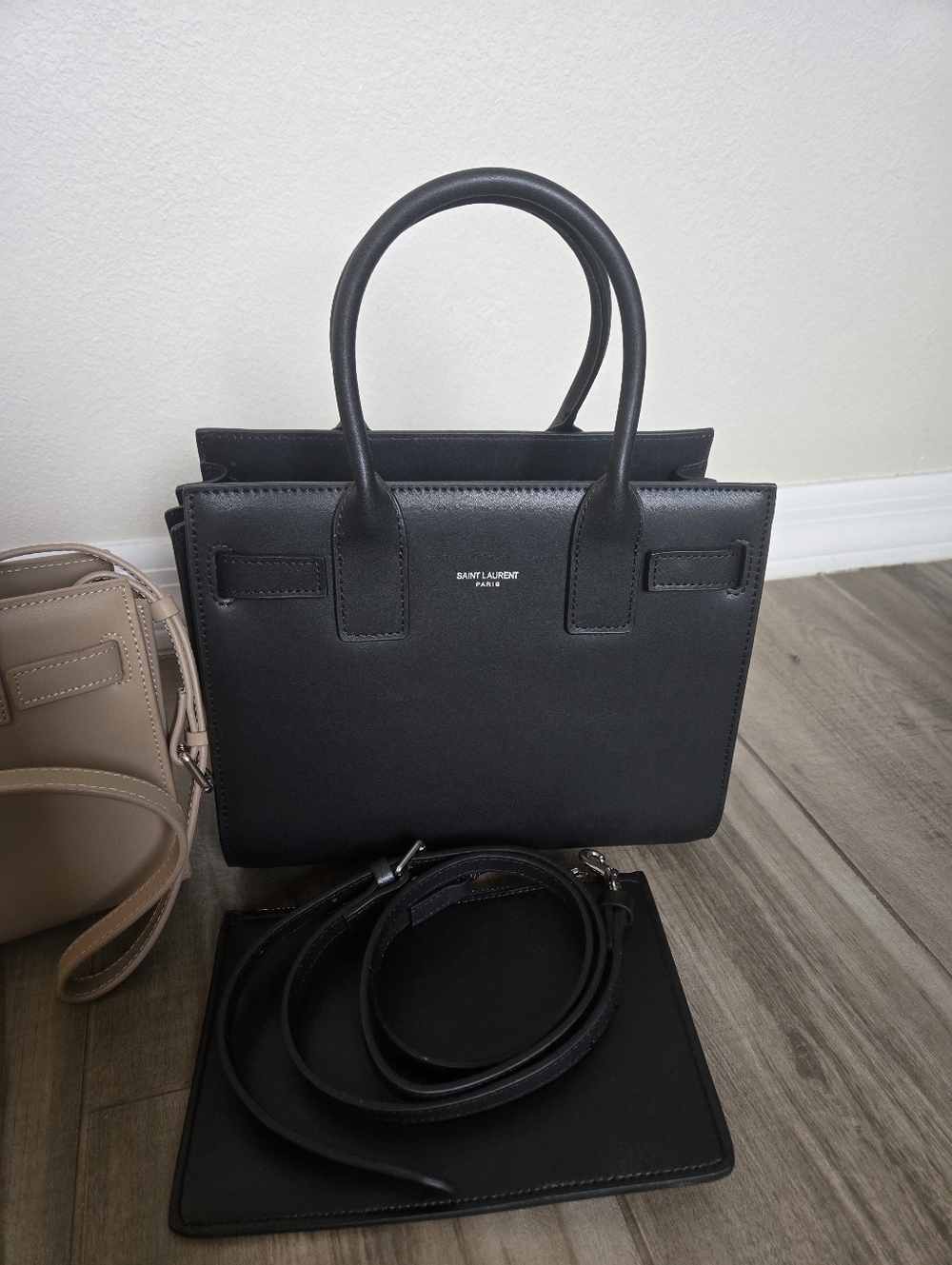 Black Top-Handle Tote Medium Size